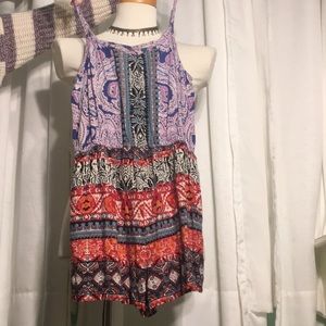 Patterned Romper